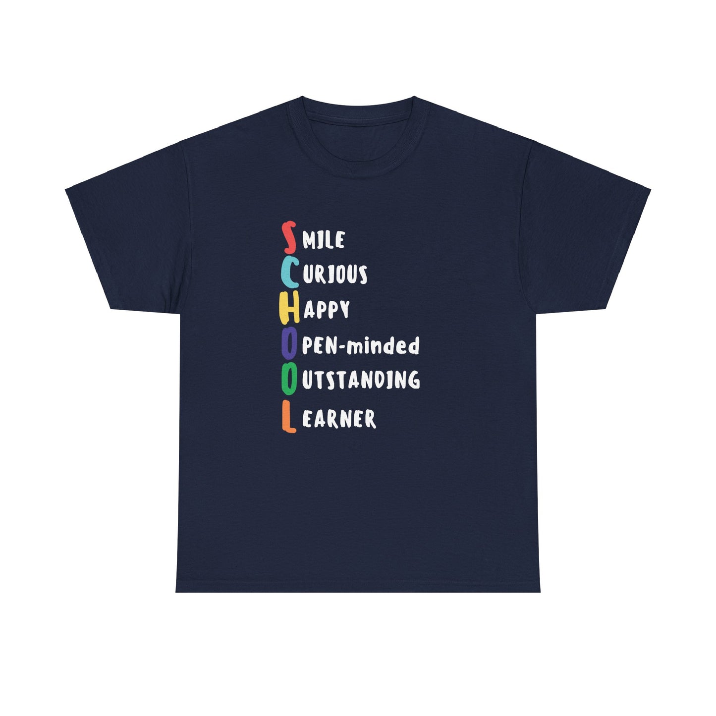 "School" Acronym, Unisex Heavy Cotton Tee
