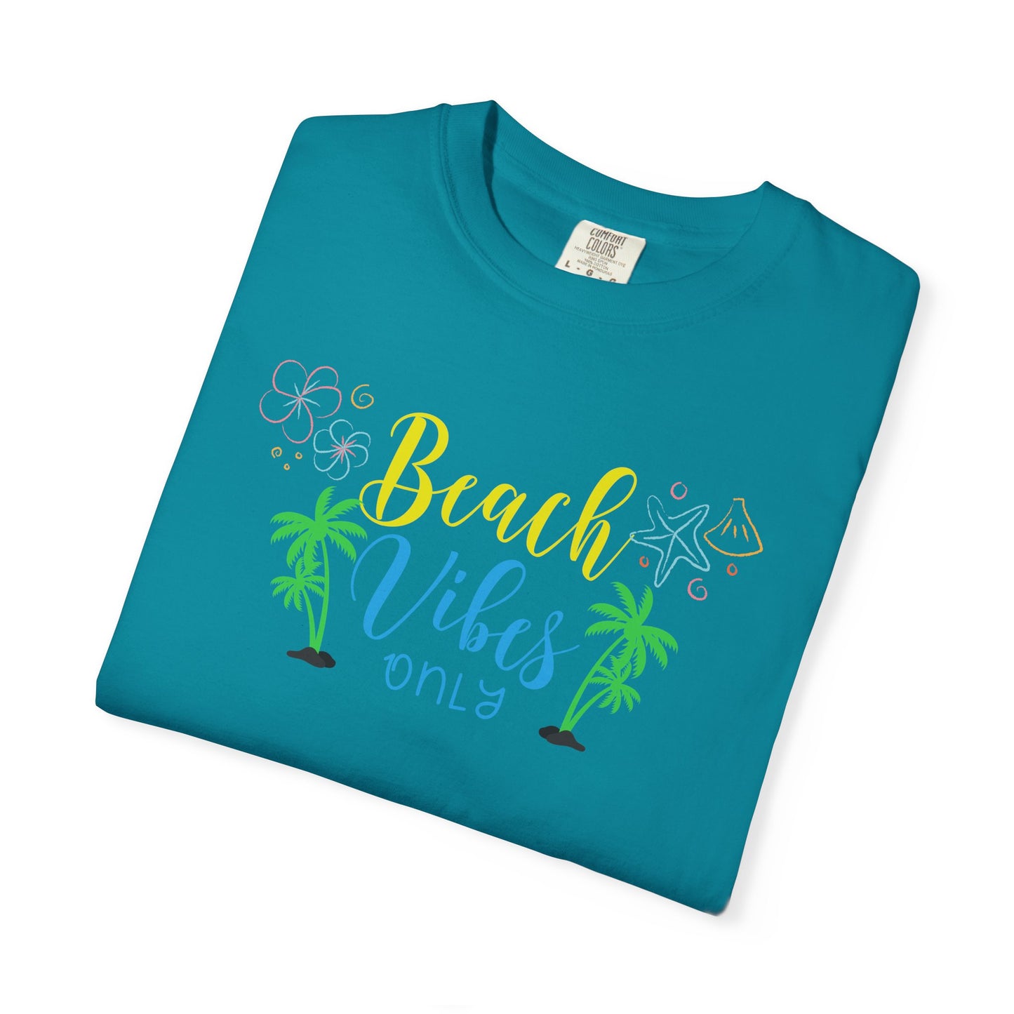 Beach Vibes T-Shirt | Unisex Garment-Dyed Tee for Summer | Casual Beachwear, Vacation Shirt, Gift for Sun Lovers, Summer Parties, [...]