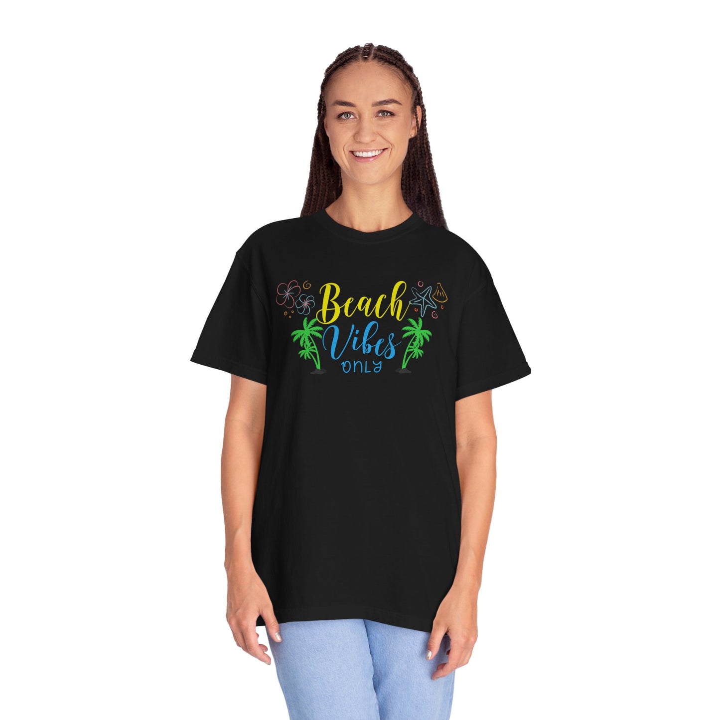 Beach Vibes T-Shirt | Unisex Garment-Dyed Tee for Summer | Casual Beachwear, Vacation Shirt, Gift for Sun Lovers, Summer Parties, [...]