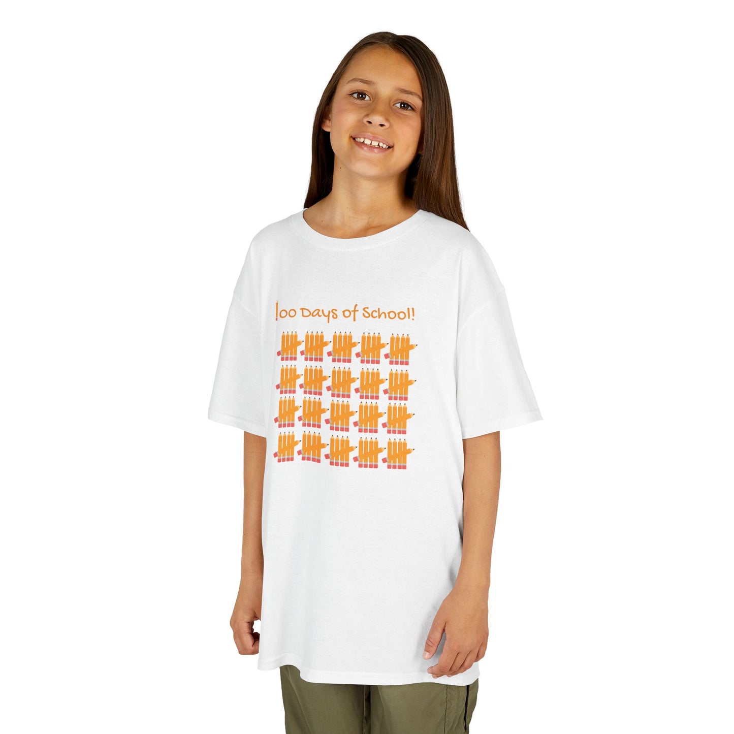 Kids Tee, 100 Days of School & How Many More Days Until Summer Pencils T-Shirt, Back to School, Teacher Gift, School Shirt, Elementary
