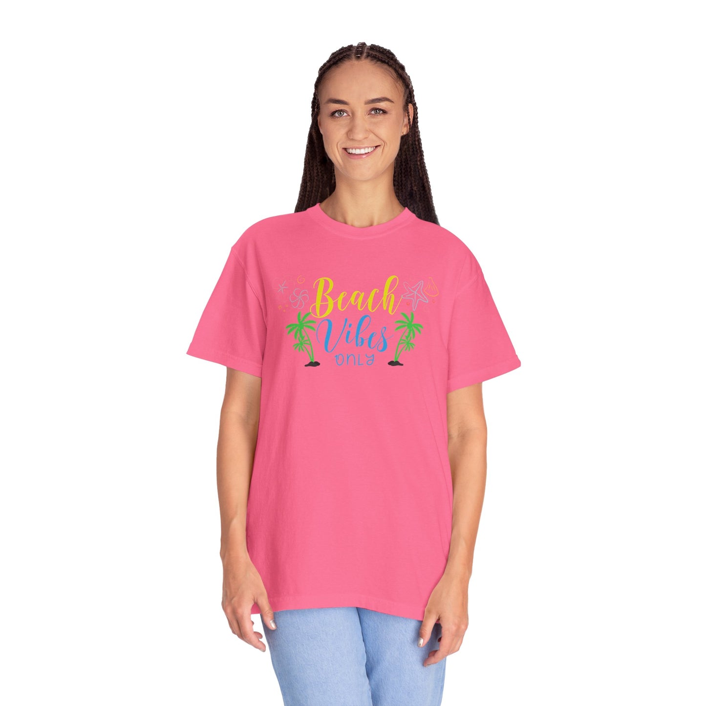 Beach Vibes T-Shirt | Unisex Garment-Dyed Tee for Summer | Casual Beachwear, Vacation Shirt, Gift for Sun Lovers, Summer Parties, [...]