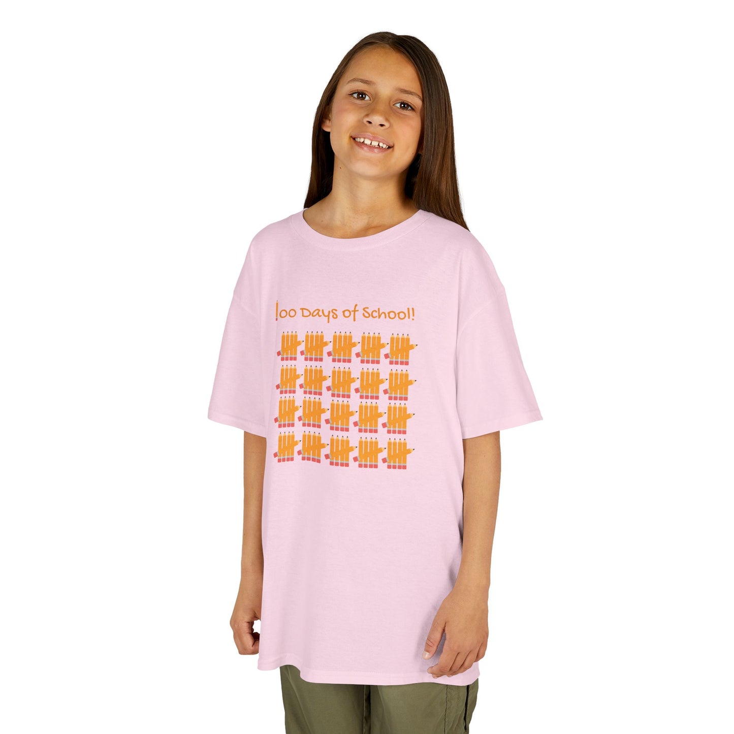 Kids Tee, 100 Days of School & How Many More Days Until Summer Pencils T-Shirt, Back to School, Teacher Gift, School Shirt, Elementary