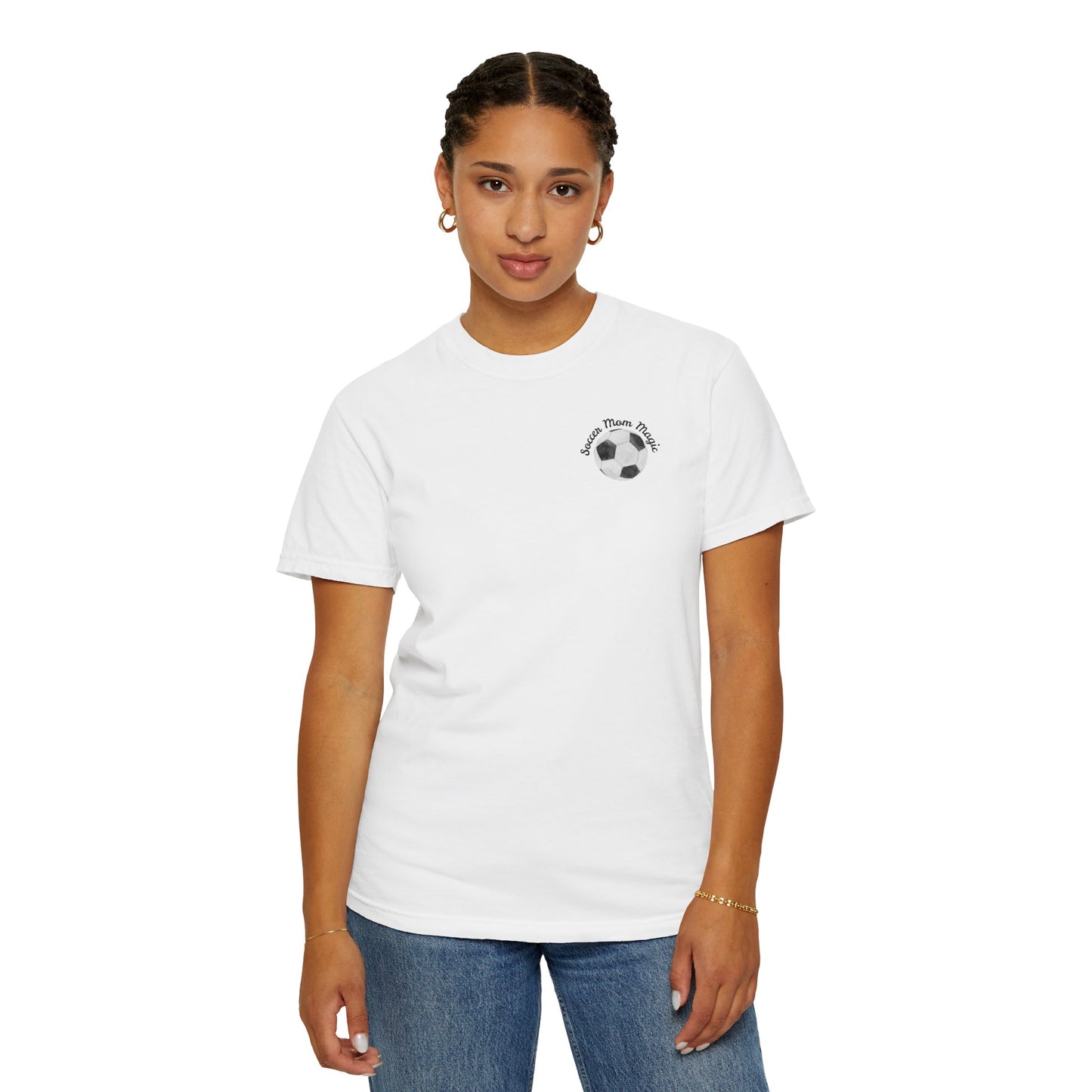 Soccer Mom Magic T-shirt, Gift for Soccer Moms, Personalized Soccer Shirt, Sports Fan Tee, Minimalist Sports Shirt, Casual Wear