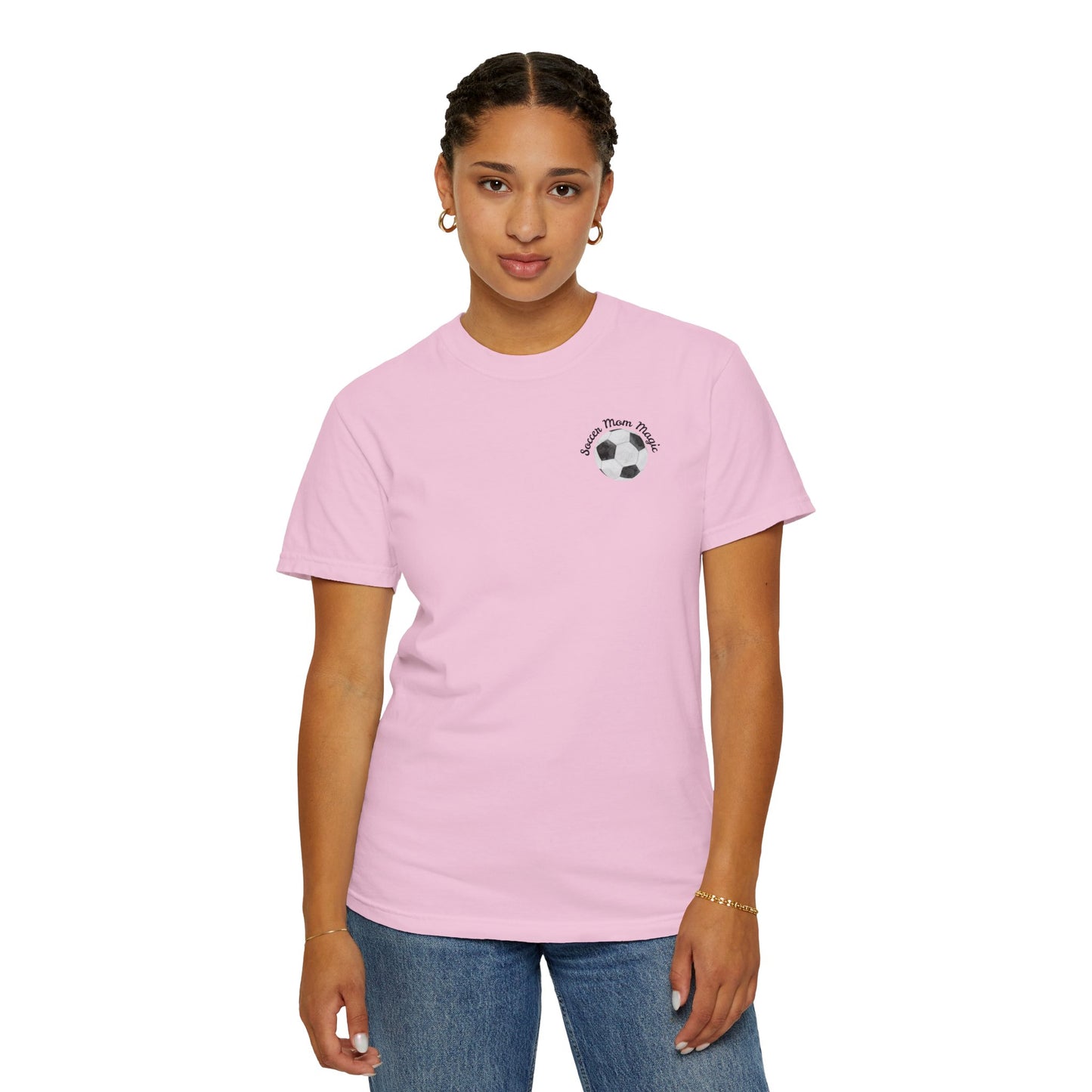 Soccer Mom Magic T-shirt, Gift for Soccer Moms, Personalized Soccer Shirt, Sports Fan Tee, Minimalist Sports Shirt, Casual Wear
