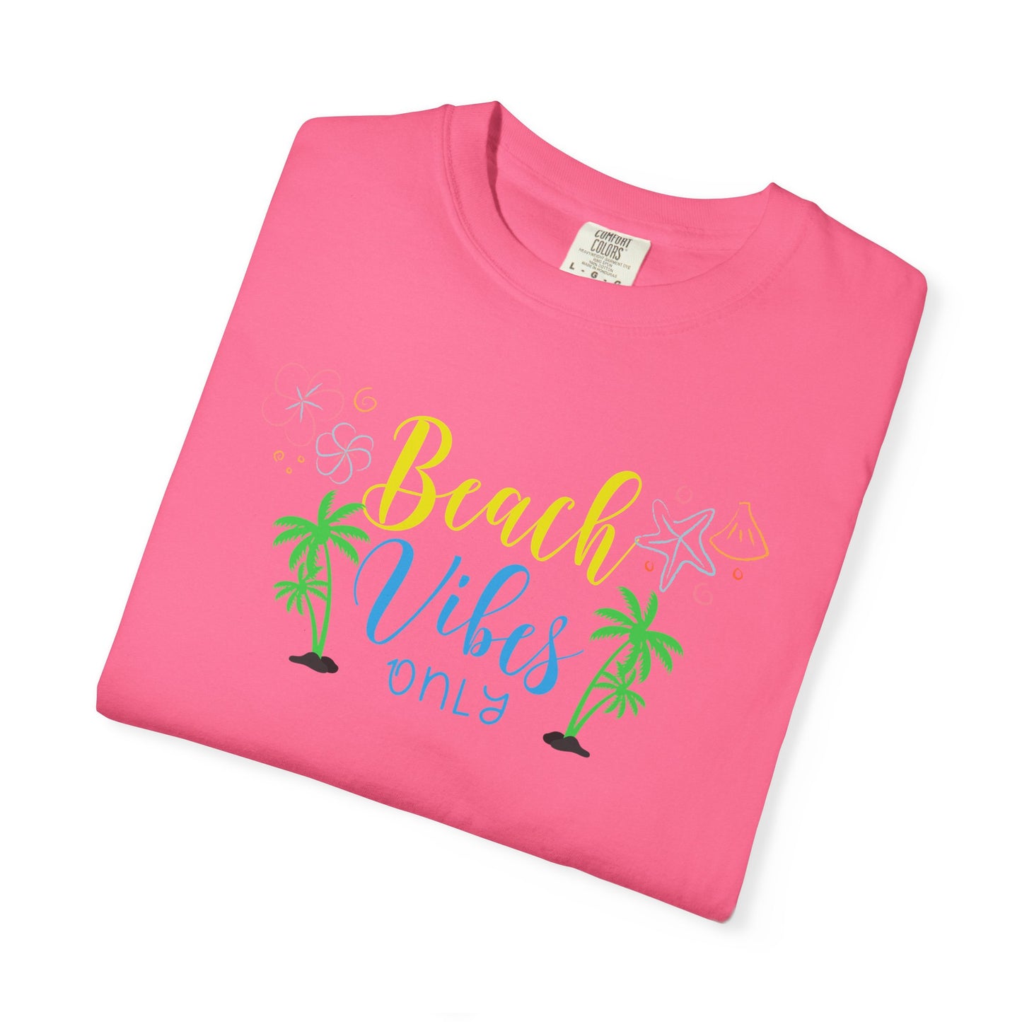 Beach Vibes T-Shirt | Unisex Garment-Dyed Tee for Summer | Casual Beachwear, Vacation Shirt, Gift for Sun Lovers, Summer Parties, [...]