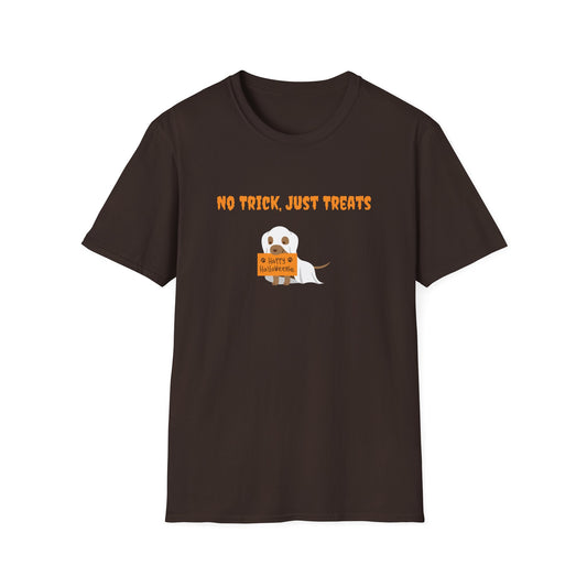 "No Tricks, Just Treat" Unisex Softstyle T-Shirt