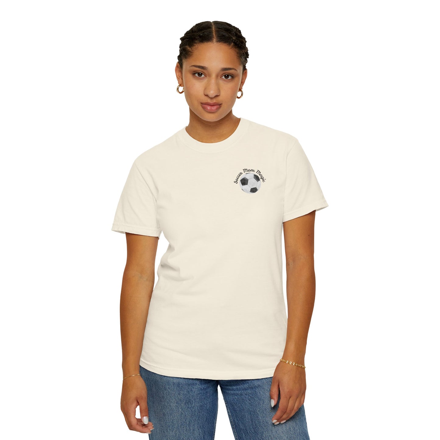 Soccer Mom Magic T-shirt, Gift for Soccer Moms, Personalized Soccer Shirt, Sports Fan Tee, Minimalist Sports Shirt, Casual Wear