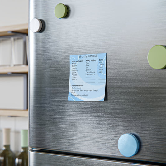 Grocery List Notepad