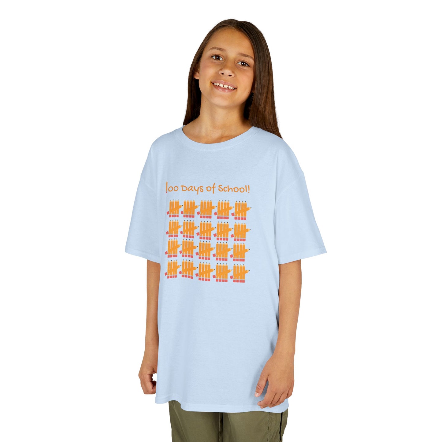 Kids Tee, 100 Days of School & How Many More Days Until Summer Pencils T-Shirt, Back to School, Teacher Gift, School Shirt, Elementary