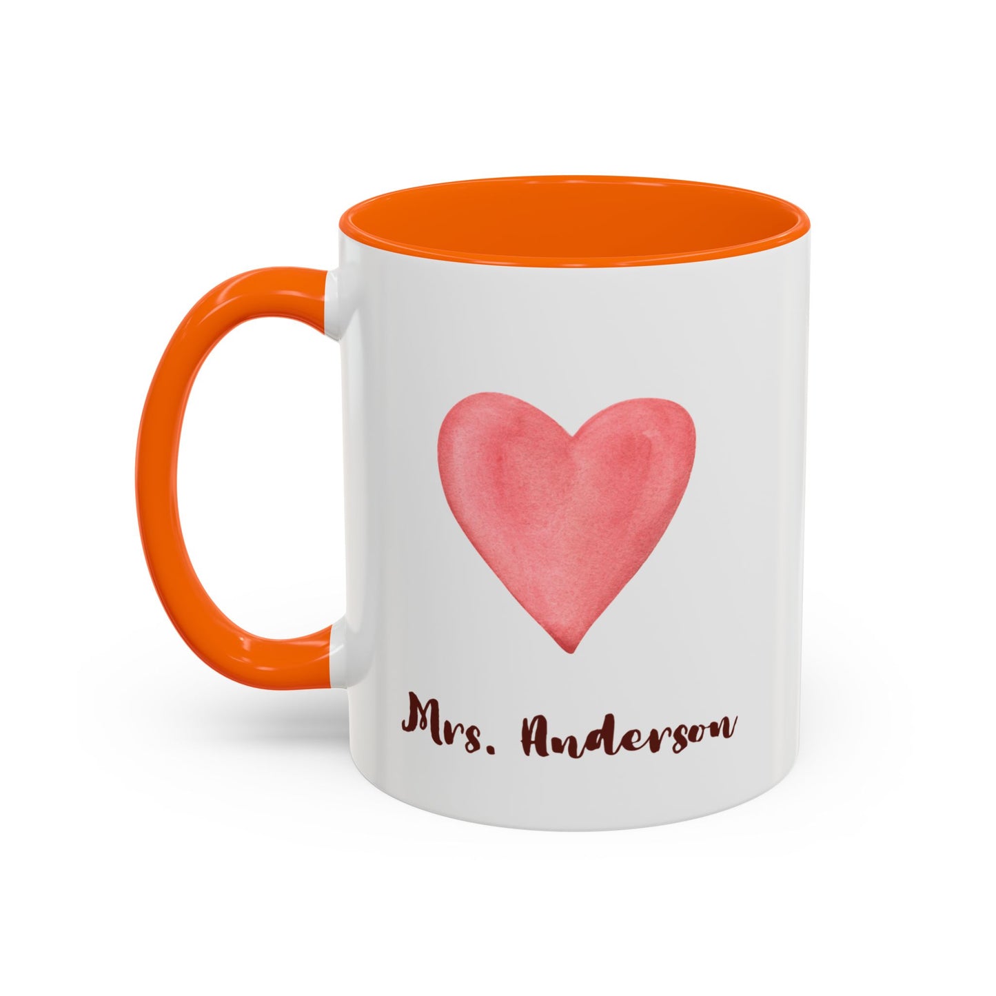 Coffee Mug, Brewing Love in the Classroom Daily, Valentine's Day Cute Personalizable Gift, Teacher Appreciation, 11 15oz Ceramic Cup