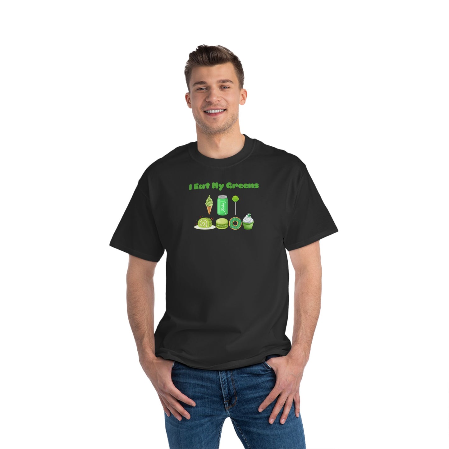 I Eat My Greens T-Shirt, Fun Graphic Tee, Humor Shirt, Casual Everyday Wear, Gift for Foodies, Eco-Friendly Fashion