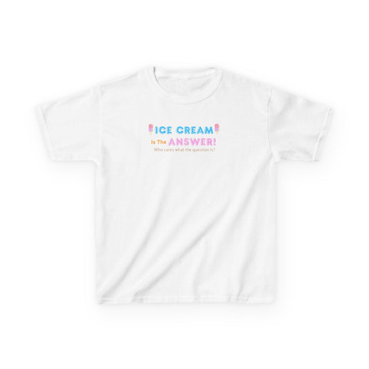 Kids Ice Cream Themed Tee - Fun Summer Shirt, Birthday Gift, Playtime Apparel, Cute Casual Wear, Sweet Treats Top