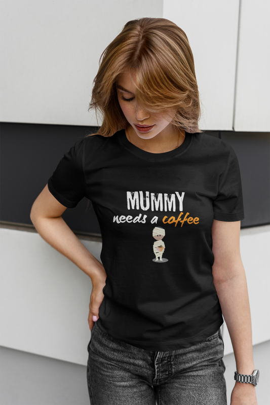 "Mummy Needs A Coffee" Unisex Jersey Short Sleeve Tee